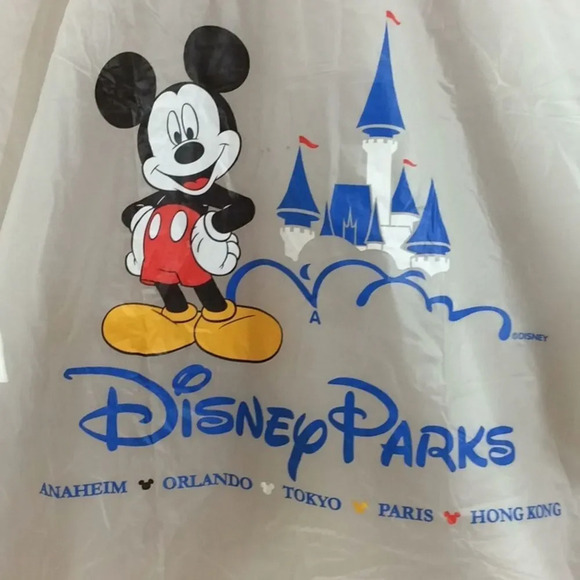 Disney Parks Adult Unisex Raincoat Rain Poncho OS - Picture 3 of 5